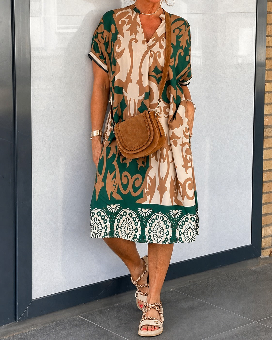 Yaseen - Stylish Patterned Dress