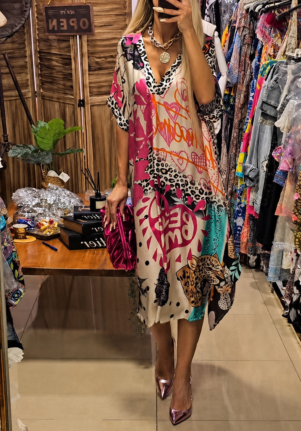 Remy - Fashionable Patterned Dress