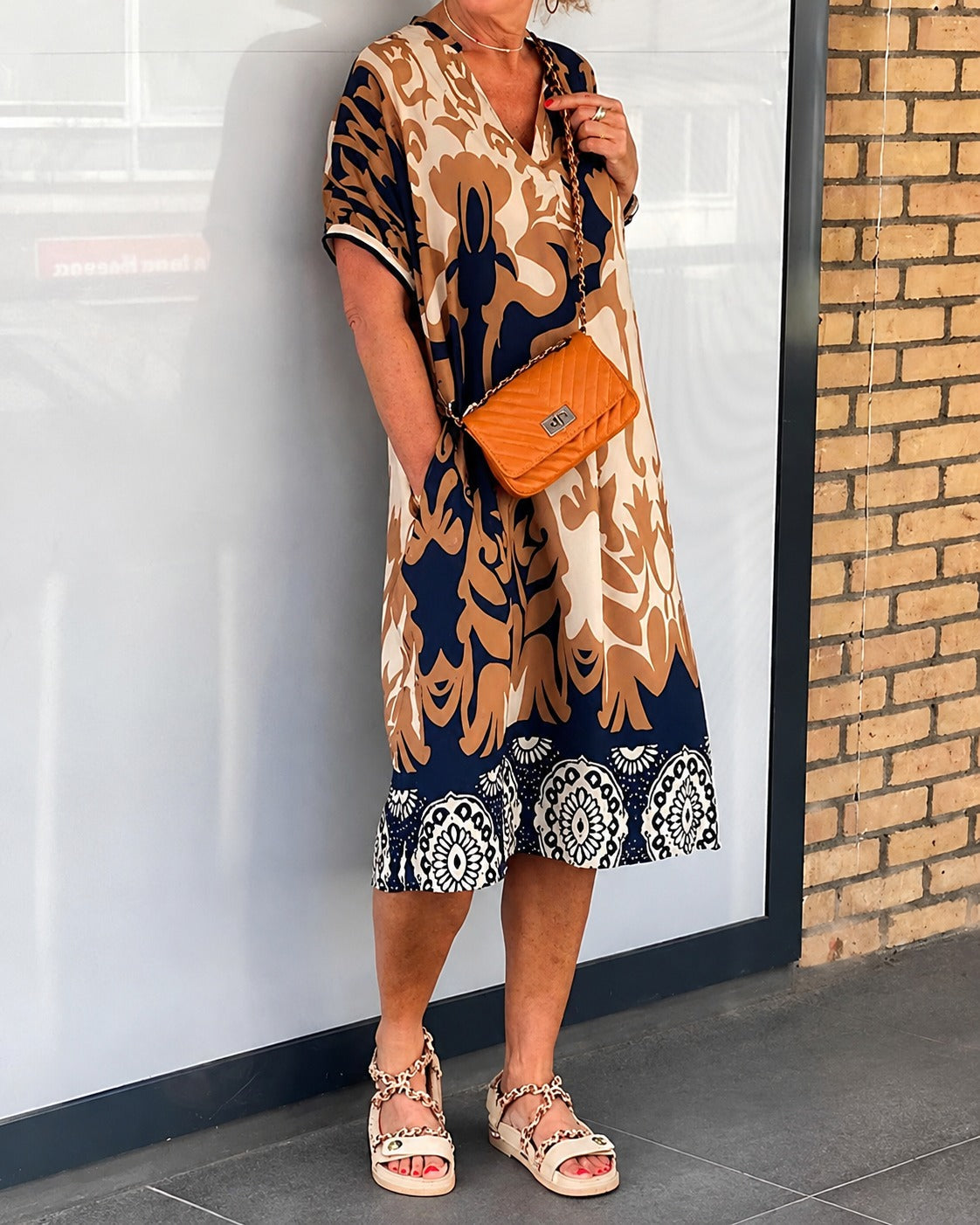 Yaseen - Stylish Patterned Dress