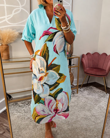 Myla - Casual Floral Design Dress