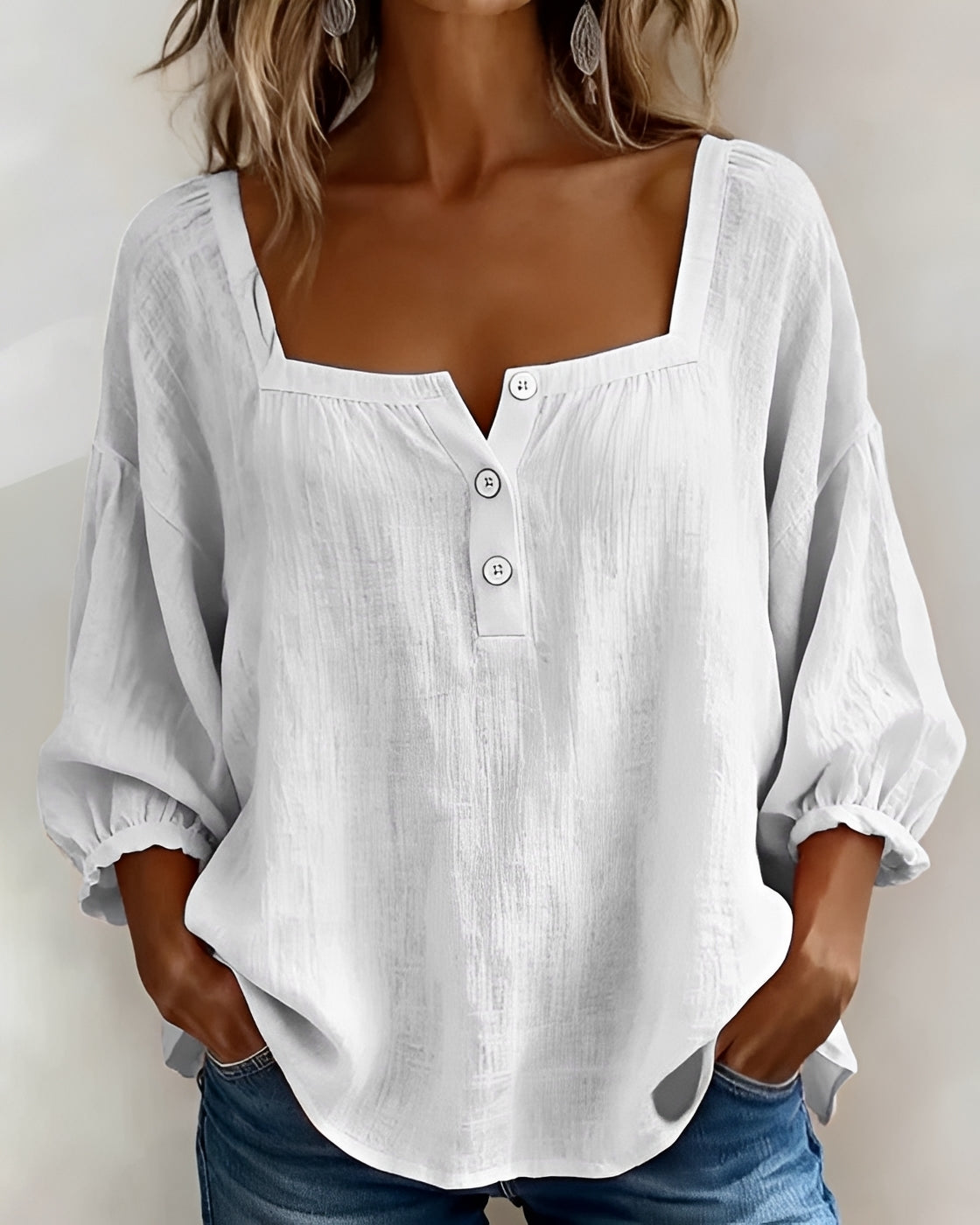 Corey - Long-Sleeve Relaxed Top
