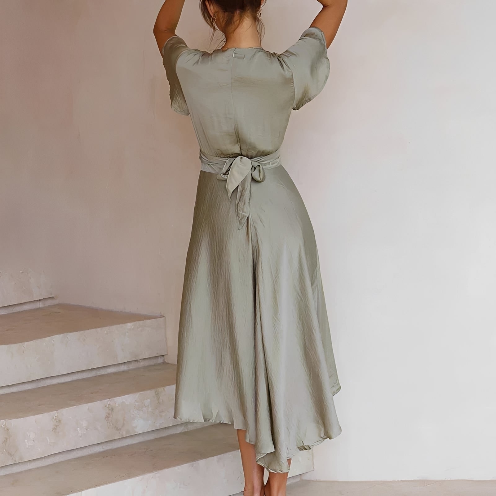 Eliana - Stylish Asymmetrical Dress