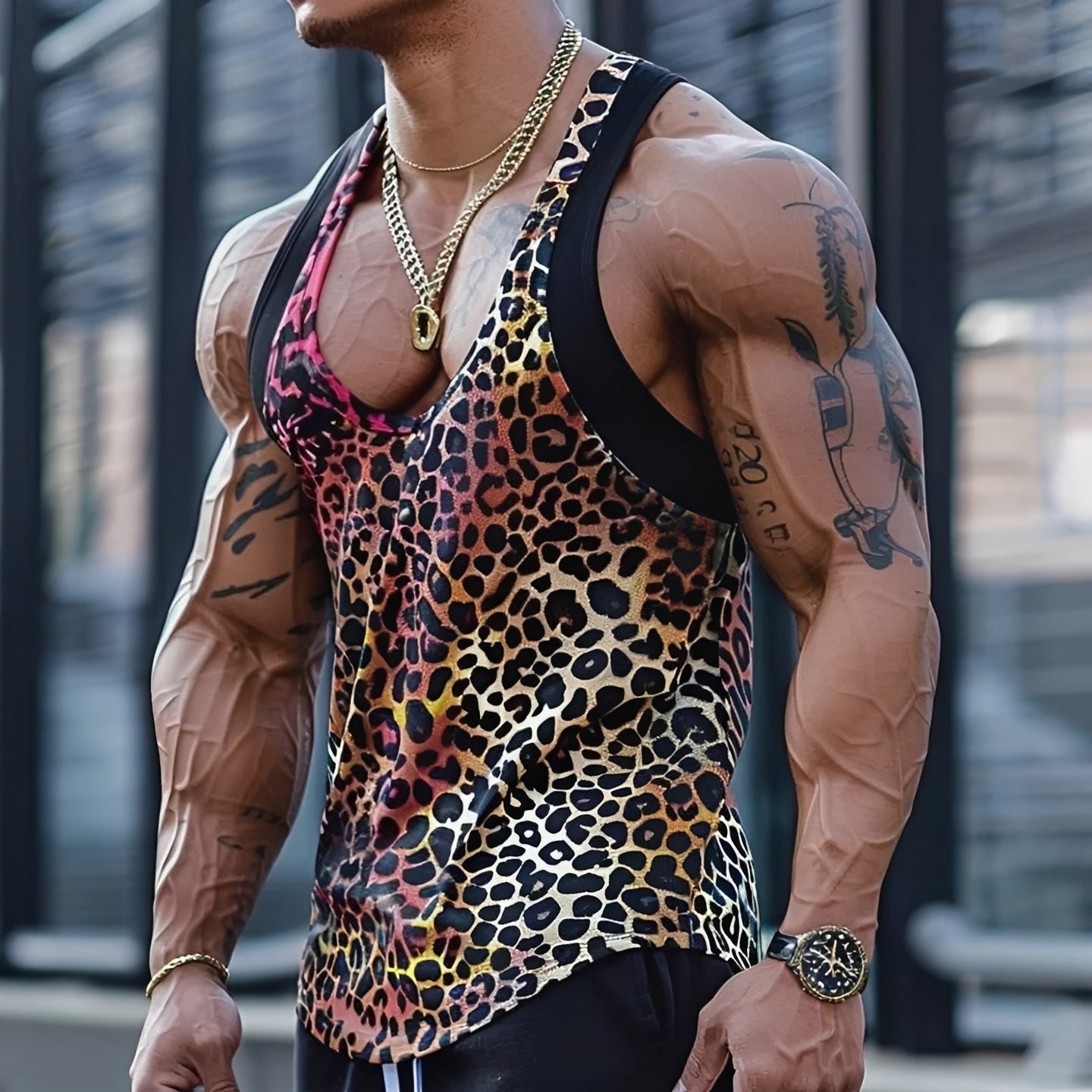 Barron - Fashionable U-Neck Tank Top