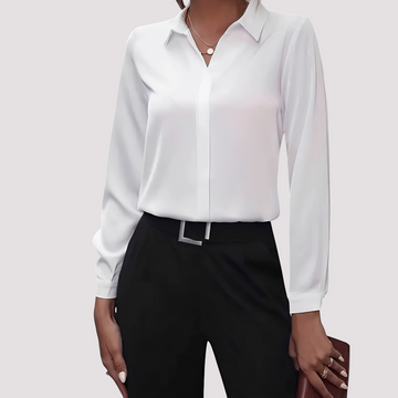Alisa - Fashionable Button-Up Shirt