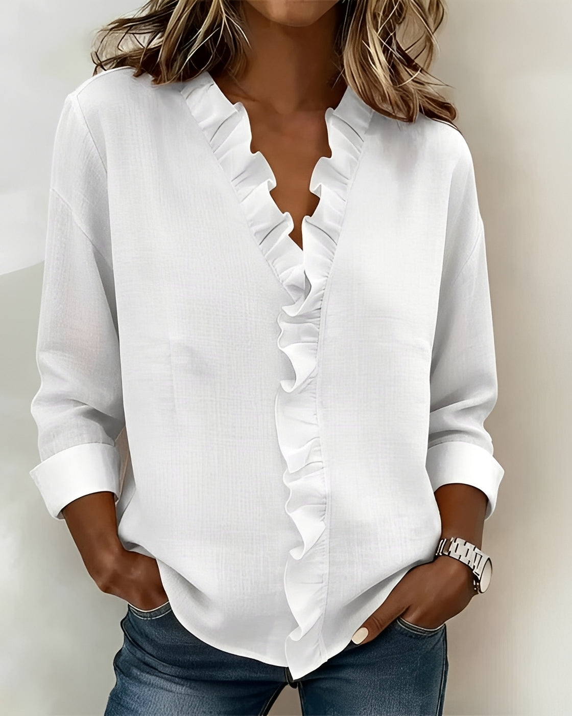 Samia - Contemporary Long Sleeve Blouse