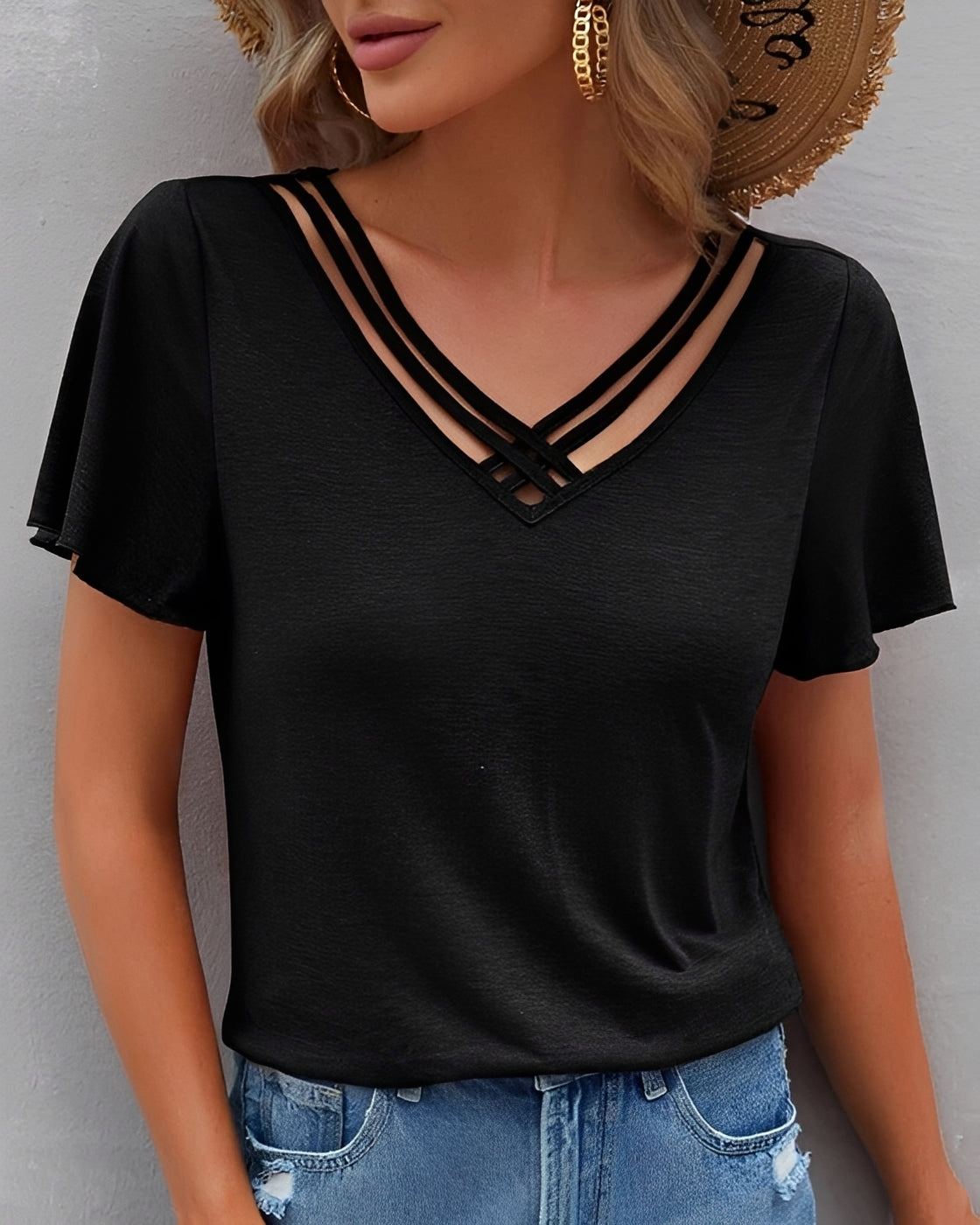 Sahil - Stylish Ruffle Blouse