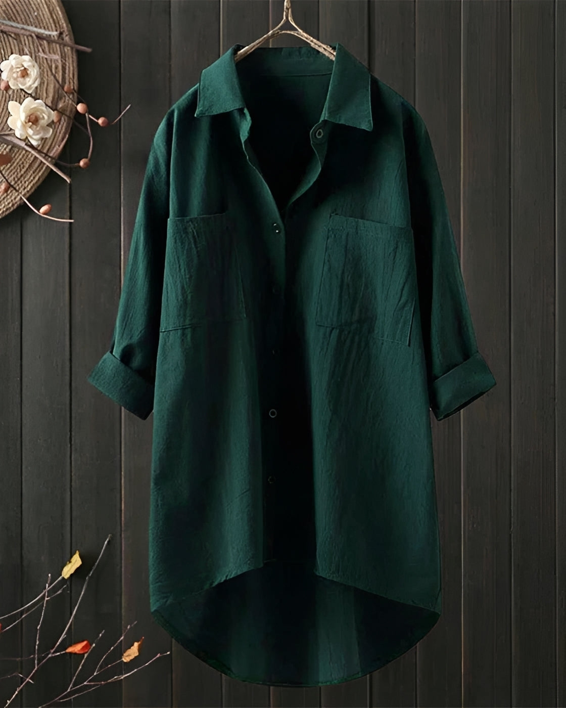 Wilma - Long Sleeve Relaxed Shirt