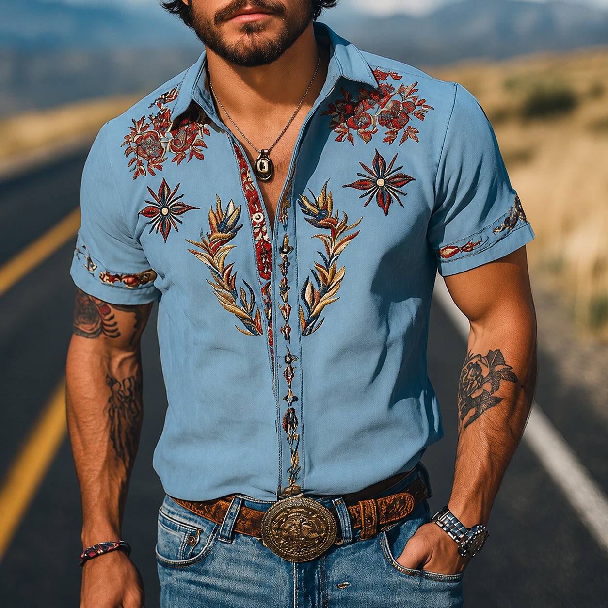 Marvin - Timeless Embroidered Shirt