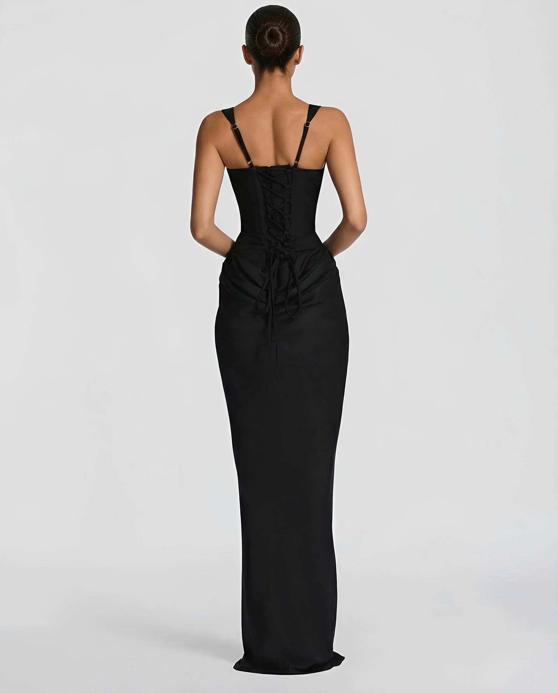 Dorsey - Elegant Corset-Styled Maxi Dress