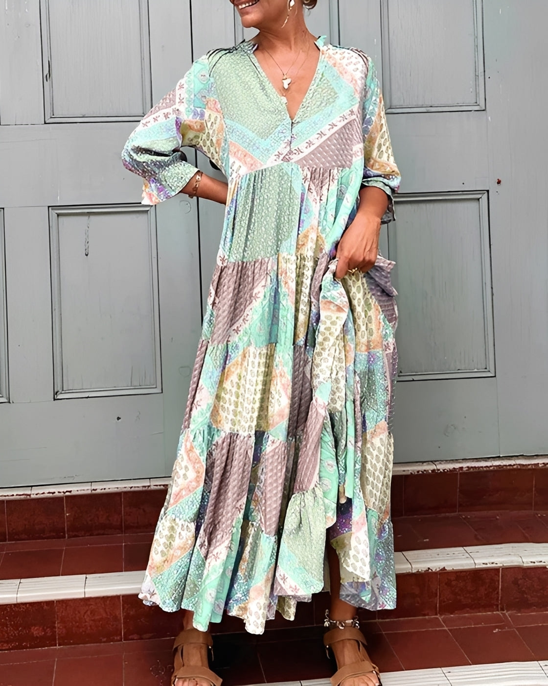 Kirsten - Fashionable Long Sleeve Dress