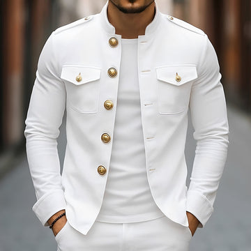 Leighton - Relaxed Traditional Button Jacket