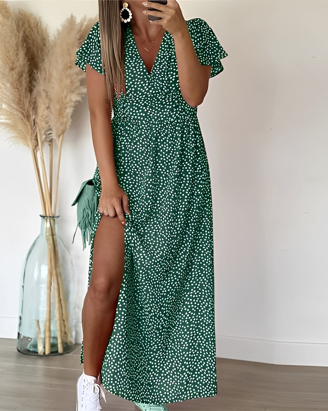 Kathleen - Relaxed Maxi Dress with Slit