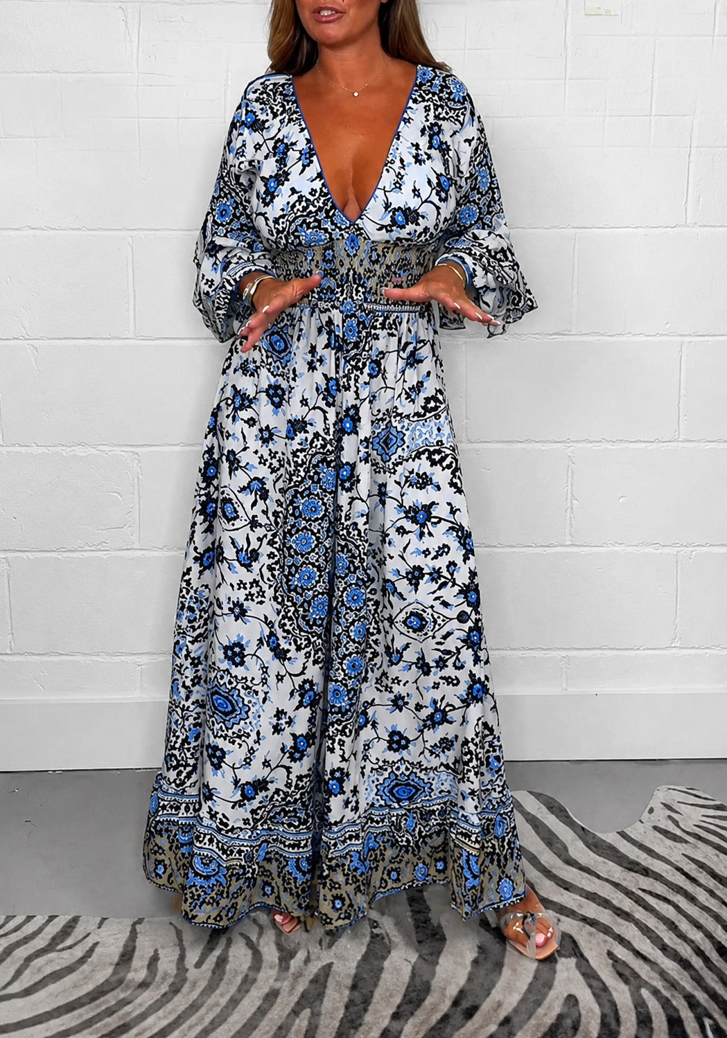 Rosanna - Comfortable Patterned Jumpsuit