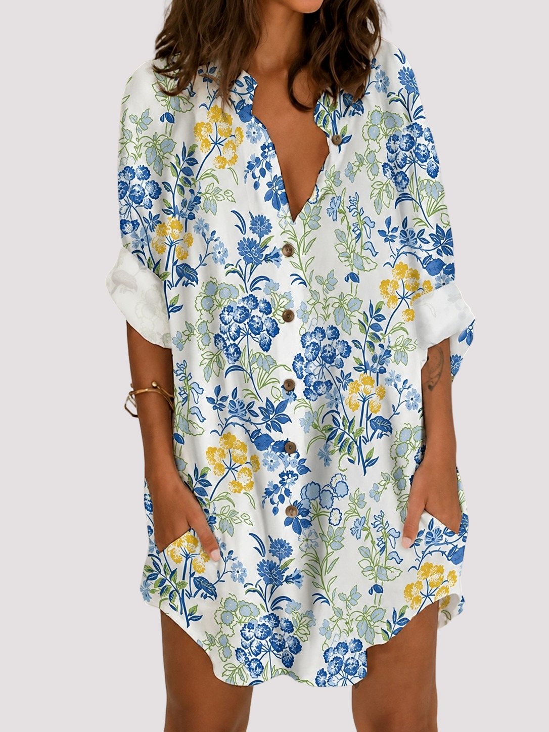 Esha - Stylish Long-Sleeve Dress