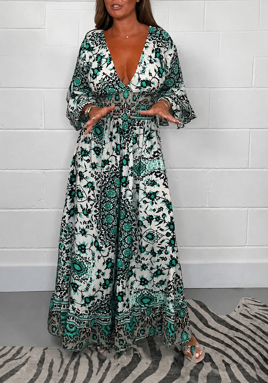 Rosanna - Comfortable Patterned Jumpsuit