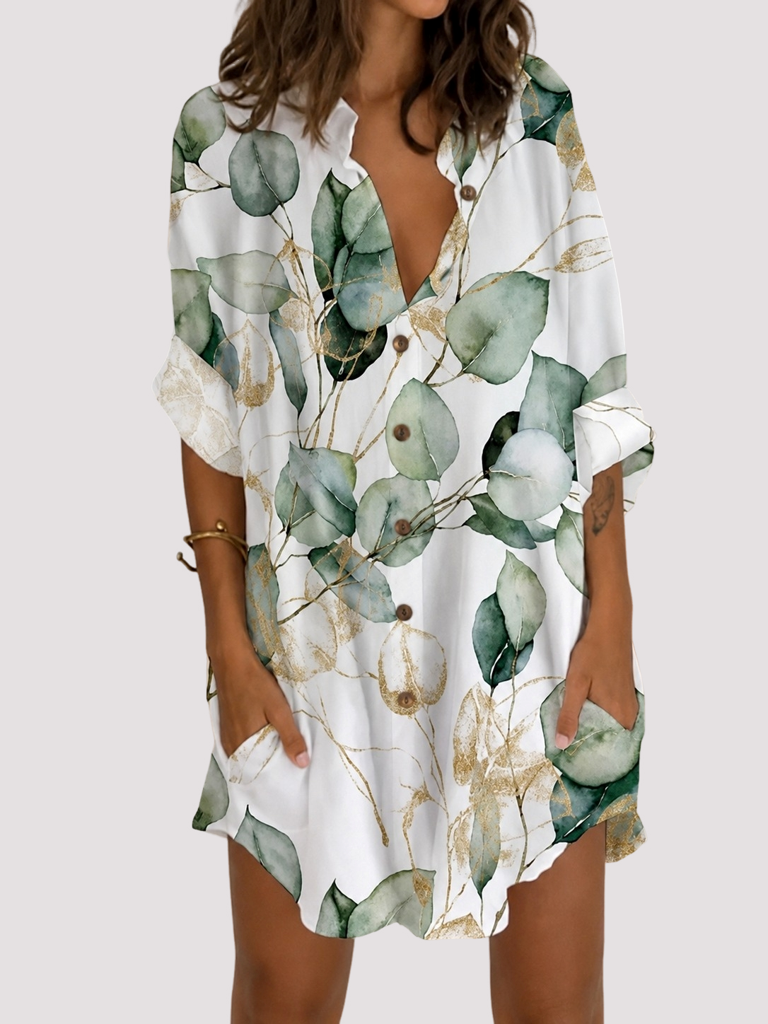 Esha - Stylish Long-Sleeve Dress