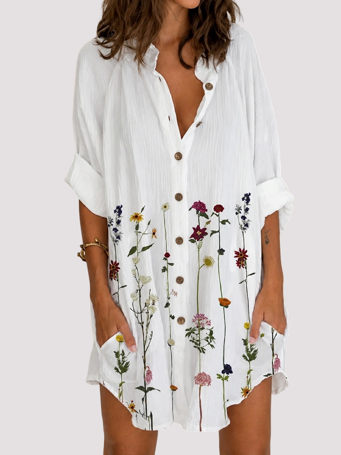 Esha - Stylish Long-Sleeve Dress