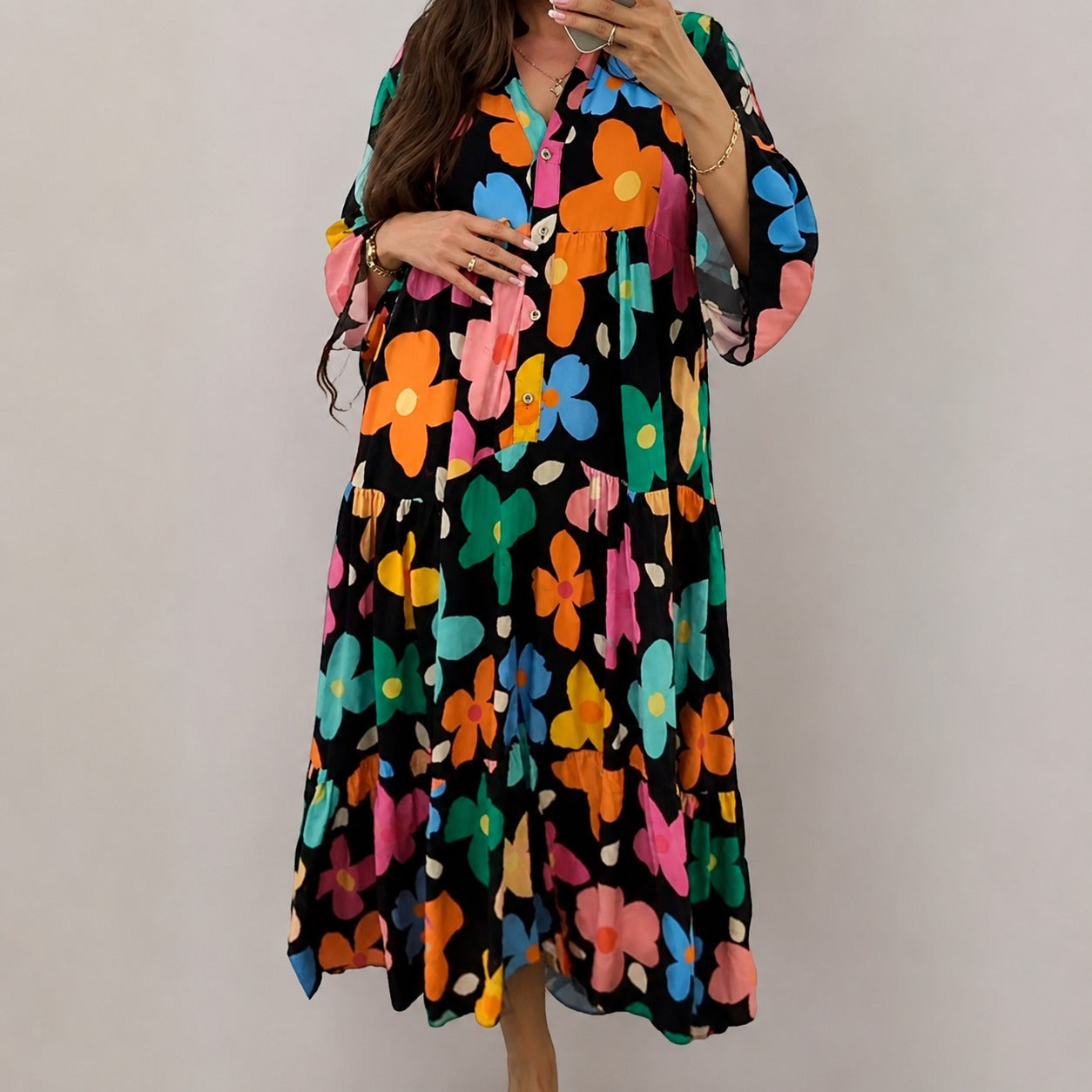 Alana - Relaxed Vibrant Dress