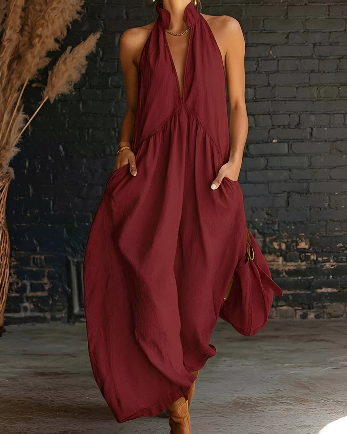 Briony - Trendy Sleeveless Long Dress