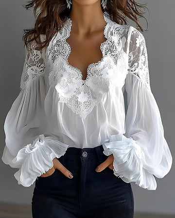 Kim - Stylish V-Neck Top