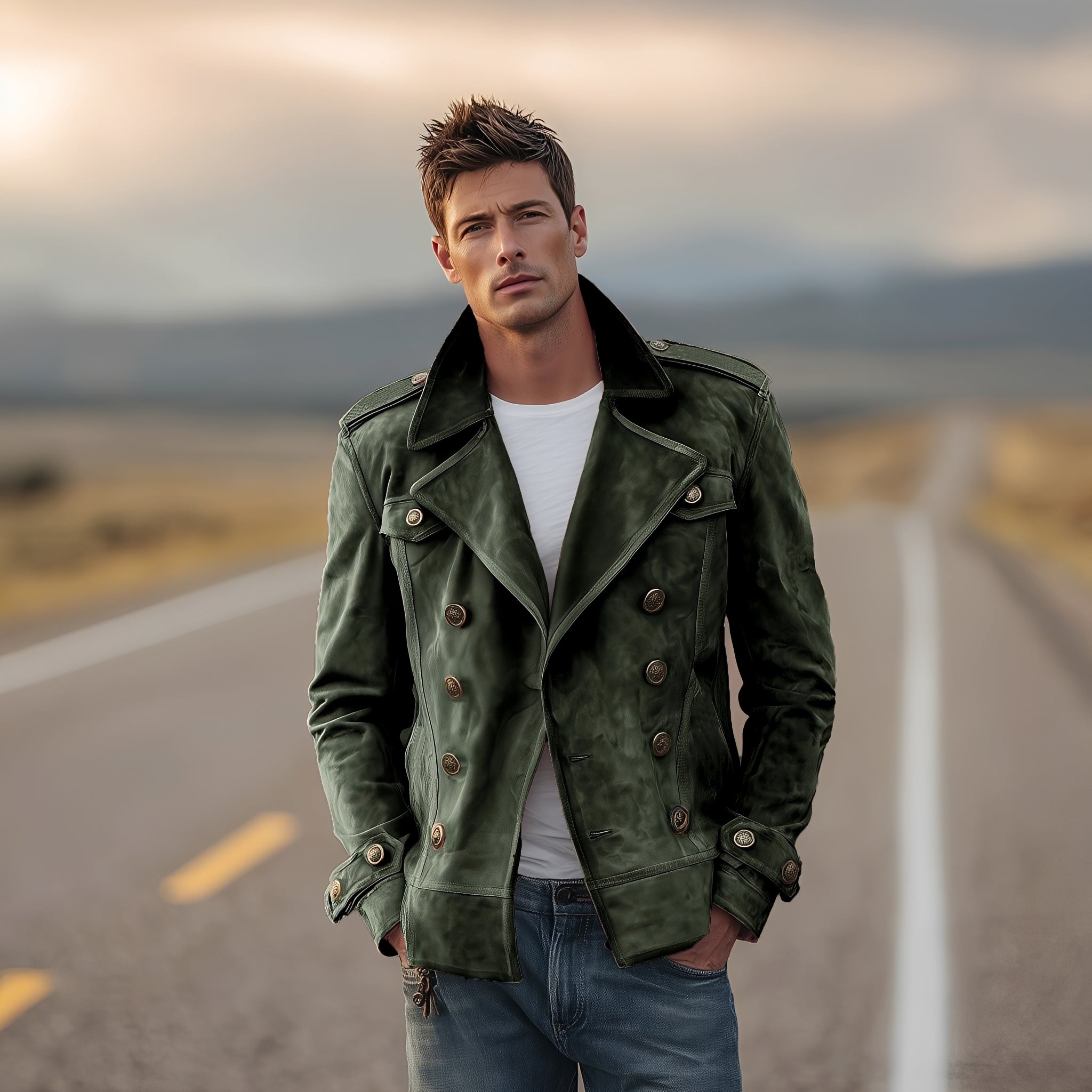 Marv - Stylish Double Breasted Jacket