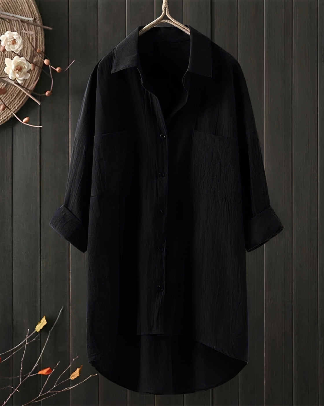 Wilma - Long Sleeve Relaxed Shirt