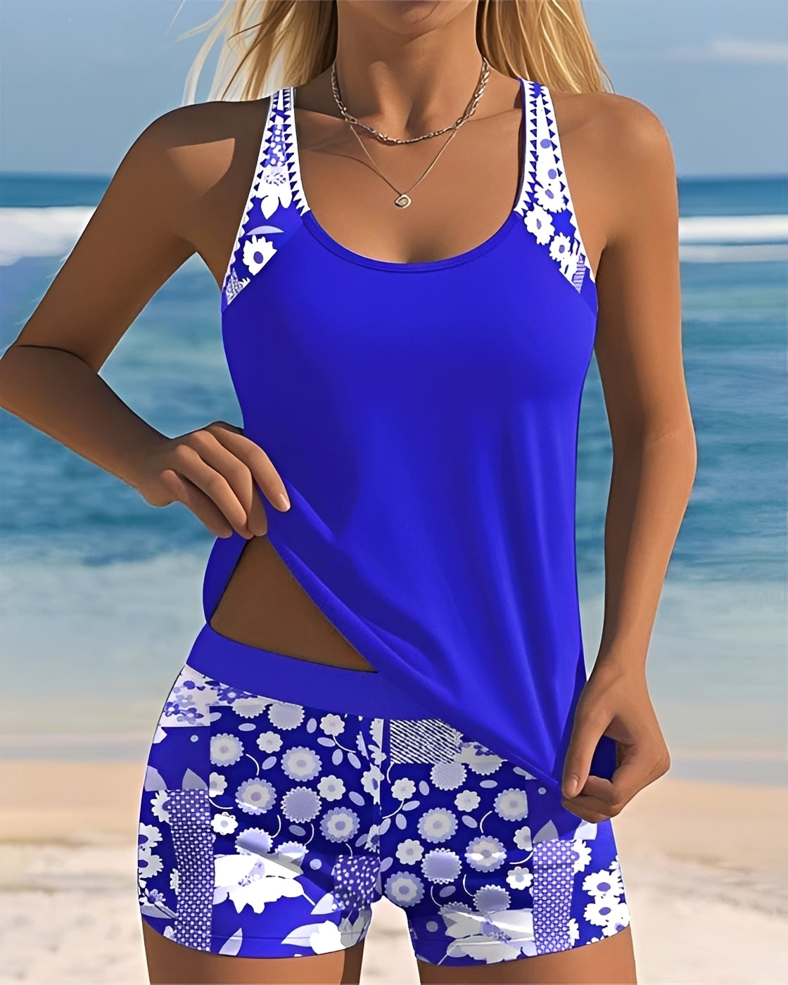 Tyrese - Trendy Tank Top Swimsuit