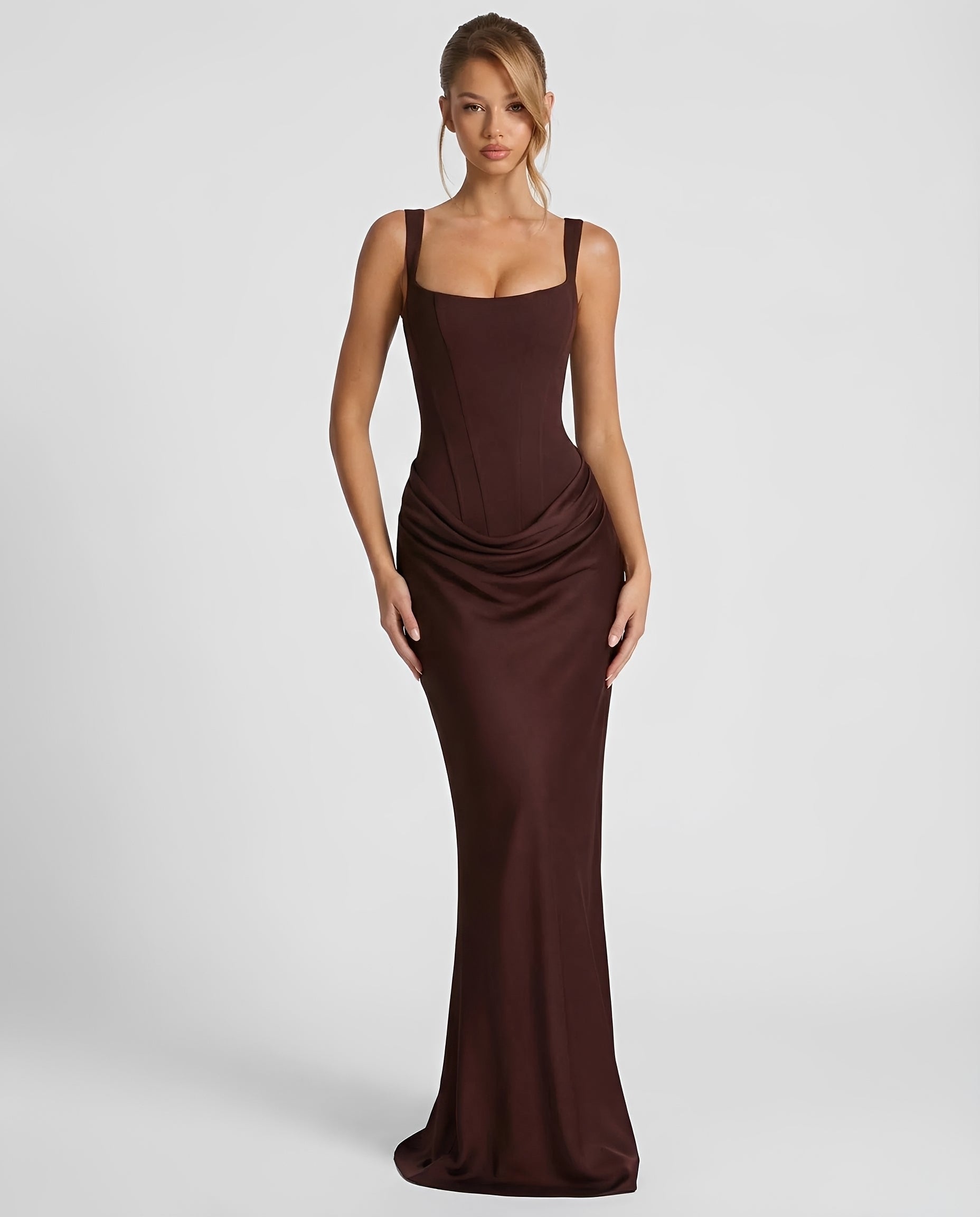 Dorsey - Elegant Corset-Styled Maxi Dress