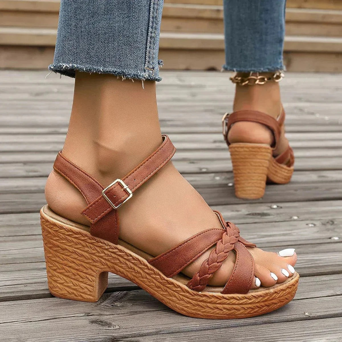 Ffion - Trendy Thick Sandals