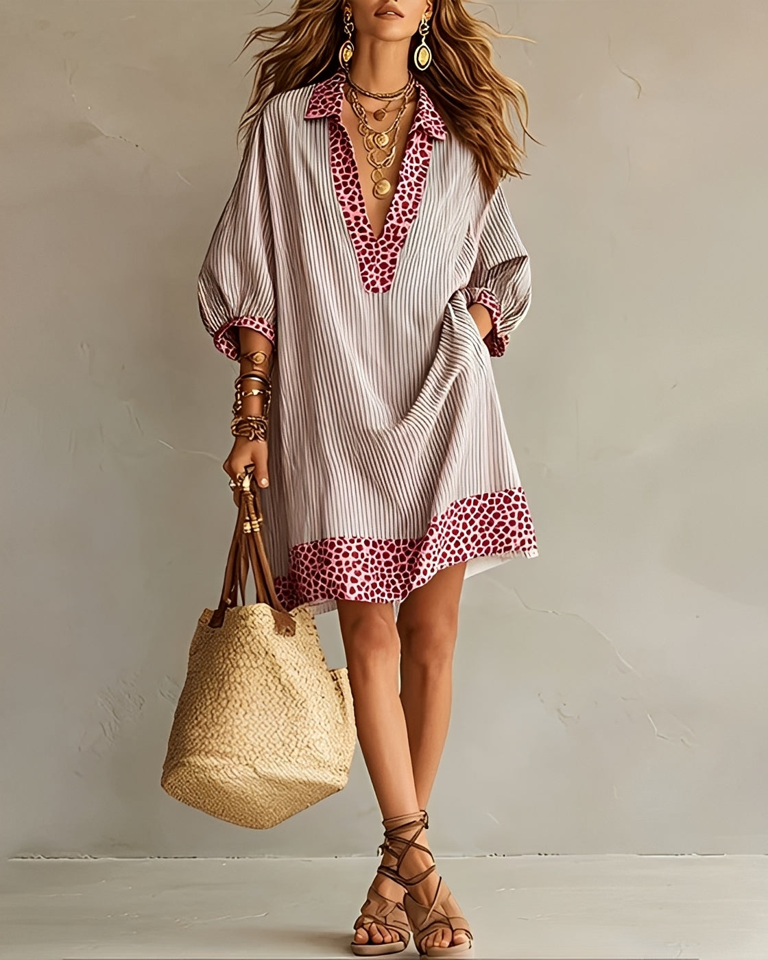 Abbie - Trendy Loose Panel Dress