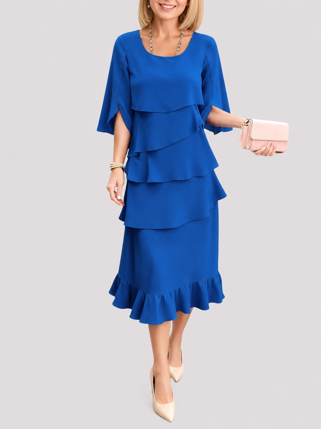 Elisa - Elegant Multi-layer Dress
