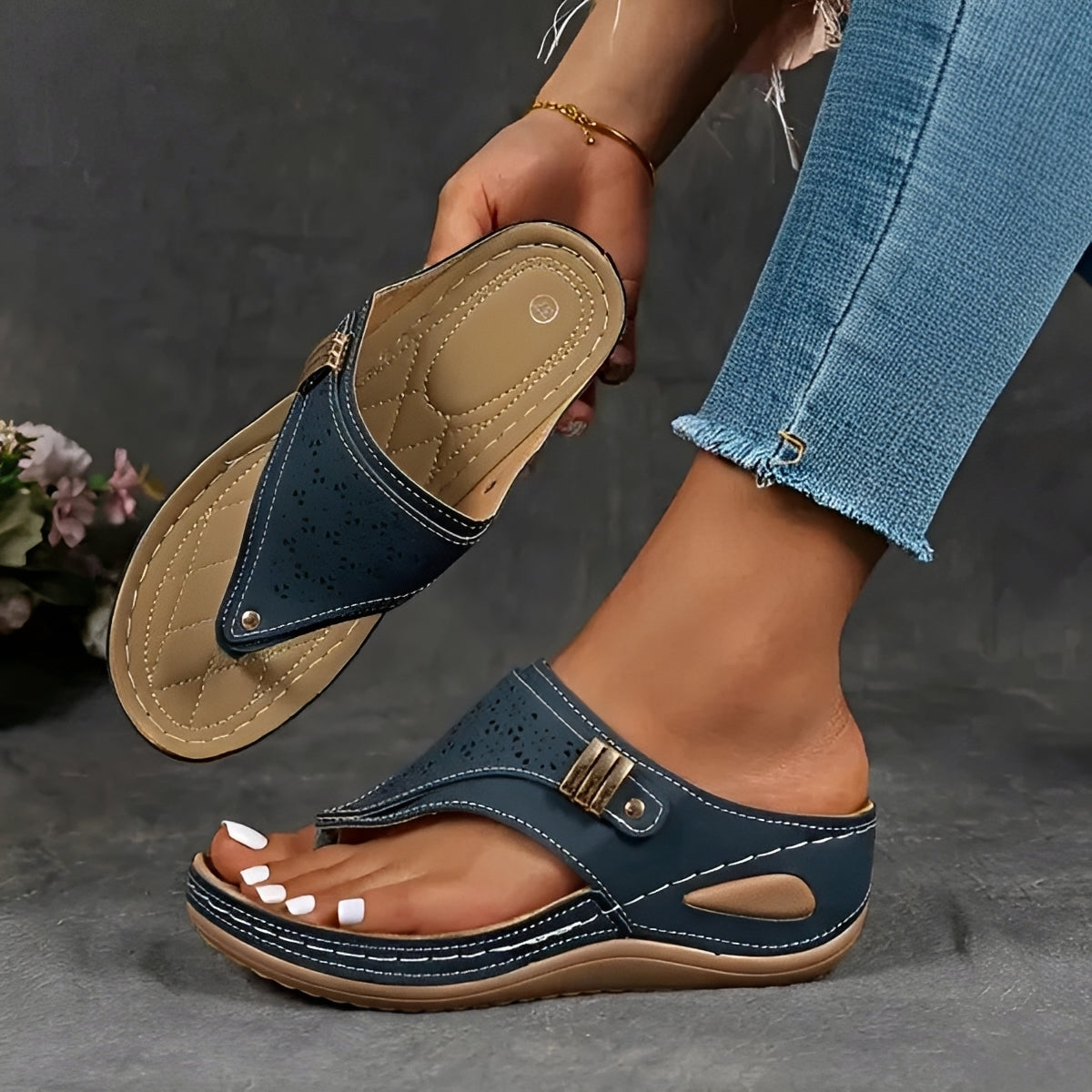 Marcel - Fashionable Wedge Sandals