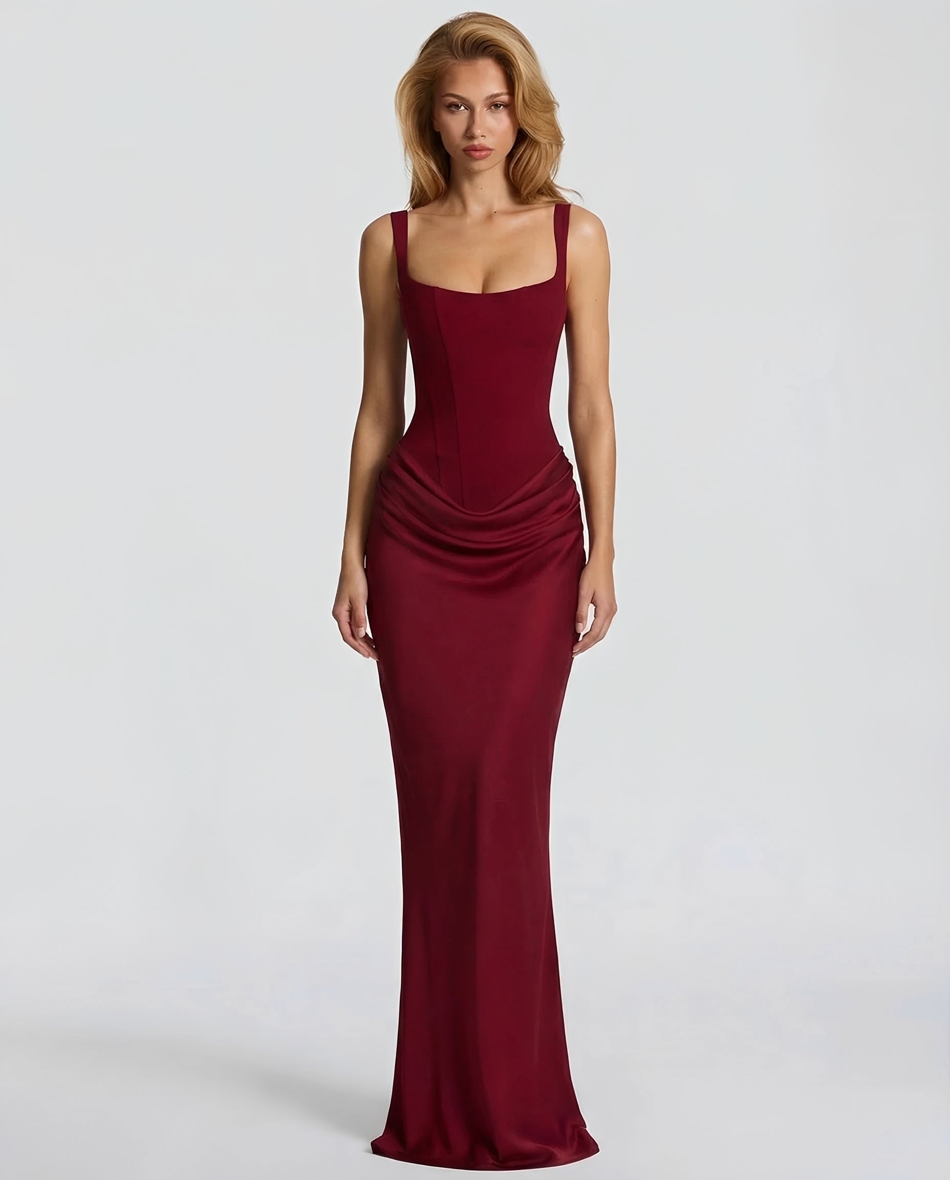 Dorsey - Elegant Corset-Styled Maxi Dress