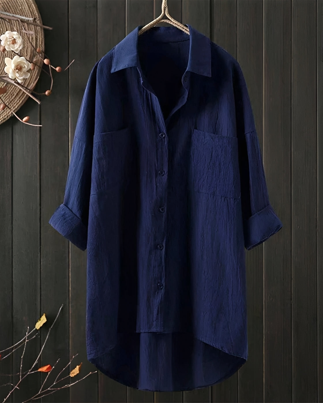 Wilma - Long Sleeve Relaxed Shirt