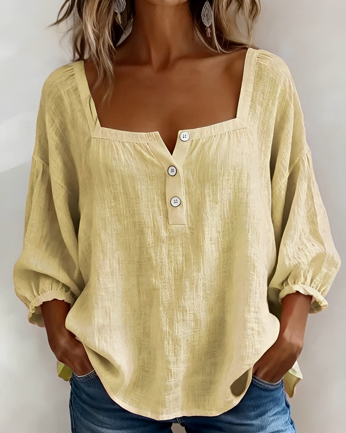 Corey - Long-Sleeve Relaxed Top