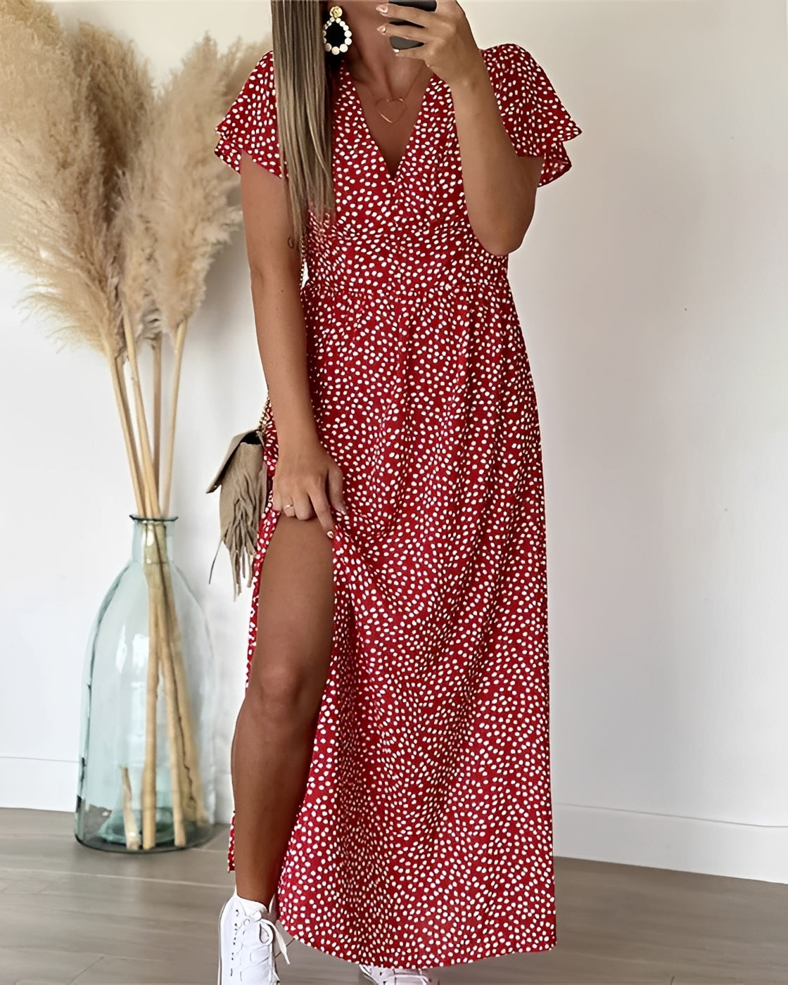 Tina - Stylish Slit Dress