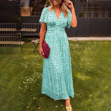 Ophelia - Stylish V-Neck Dress