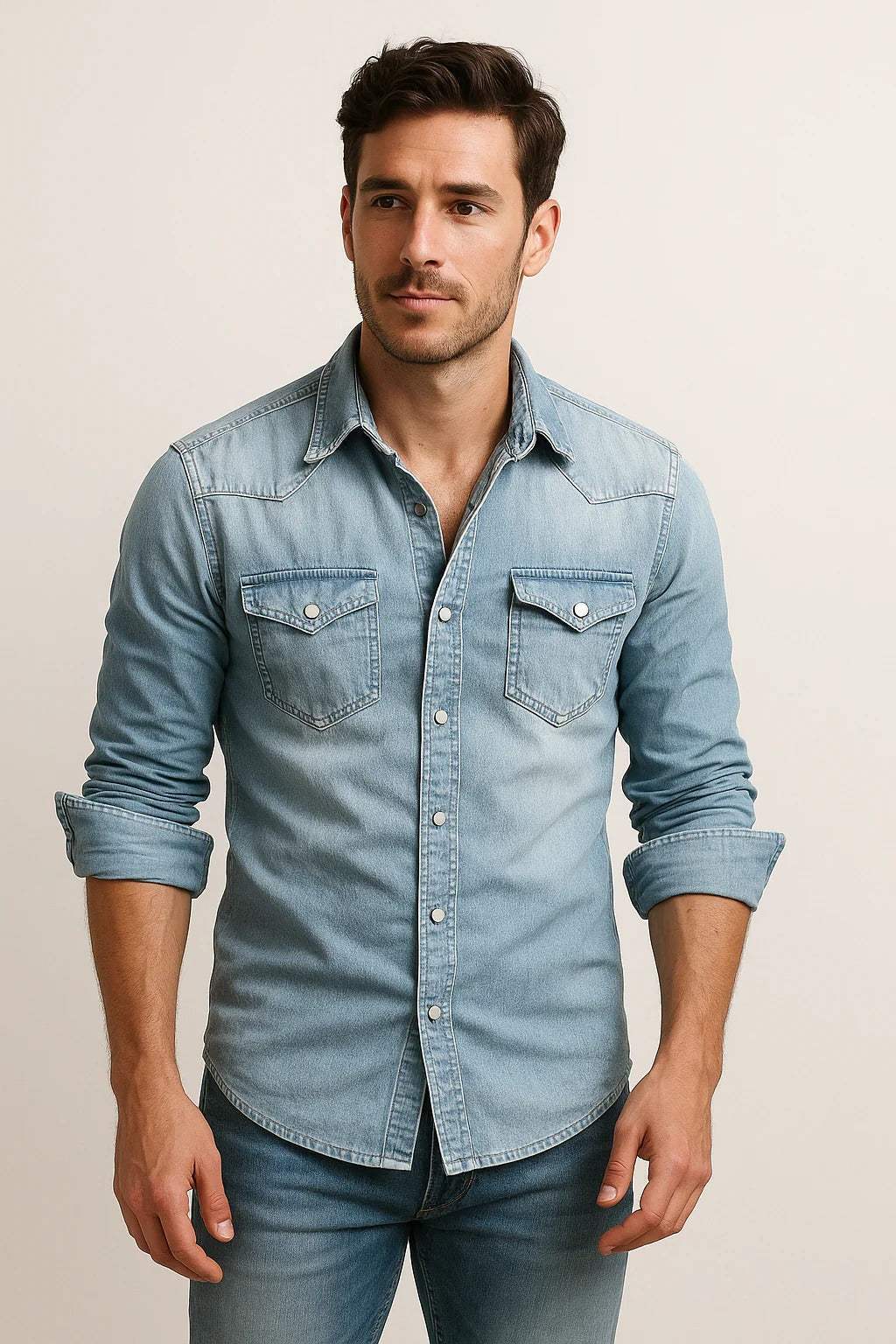 Hebert - Casual Long-Sleeve Shirt