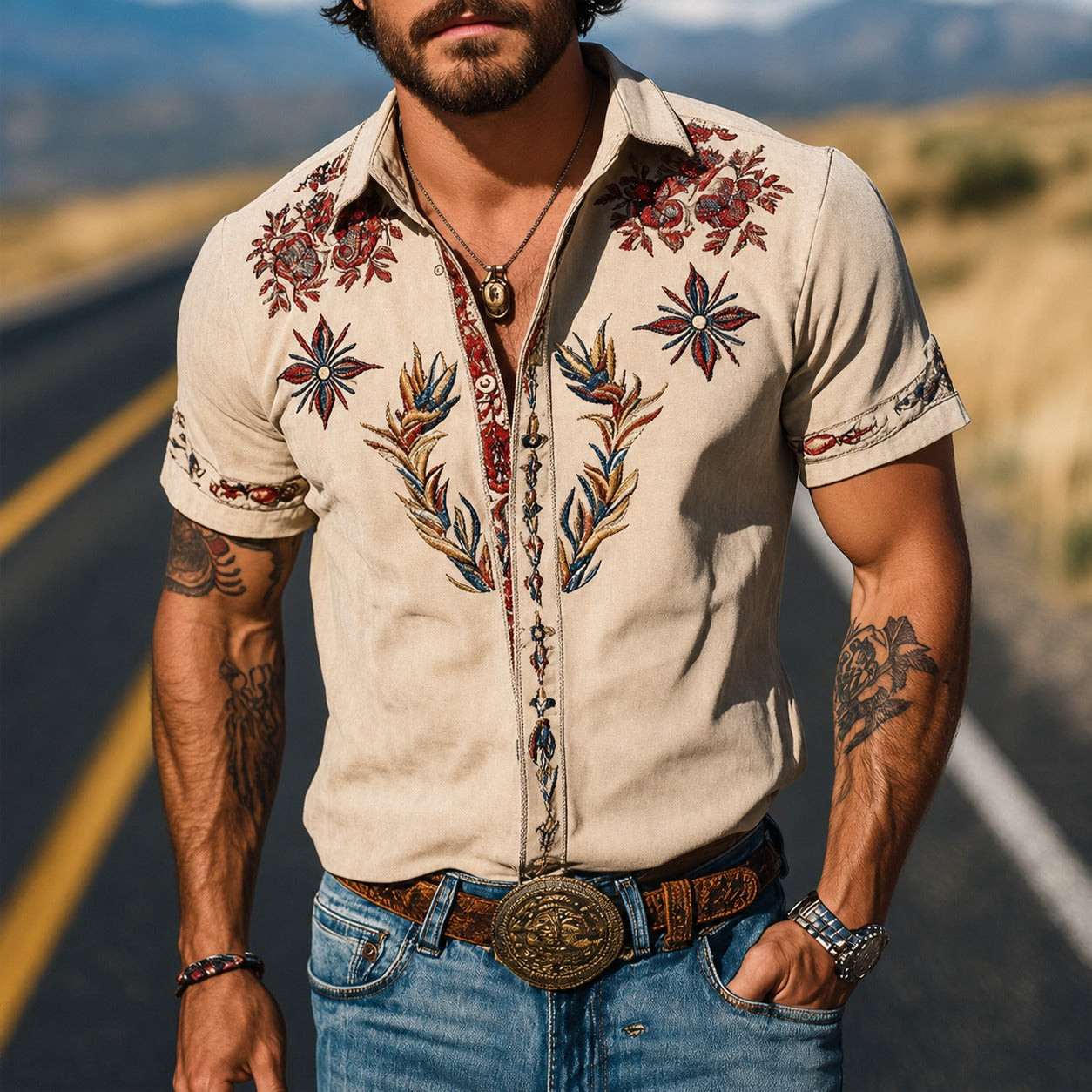 Marvin - Timeless Embroidered Shirt