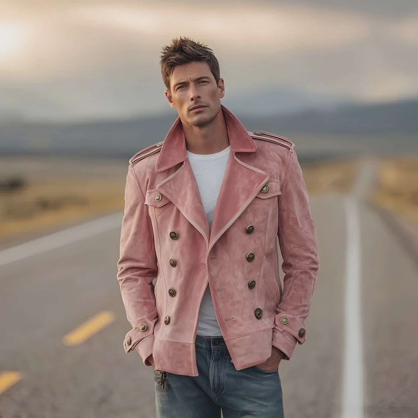 Marv - Stylish Double Breasted Jacket