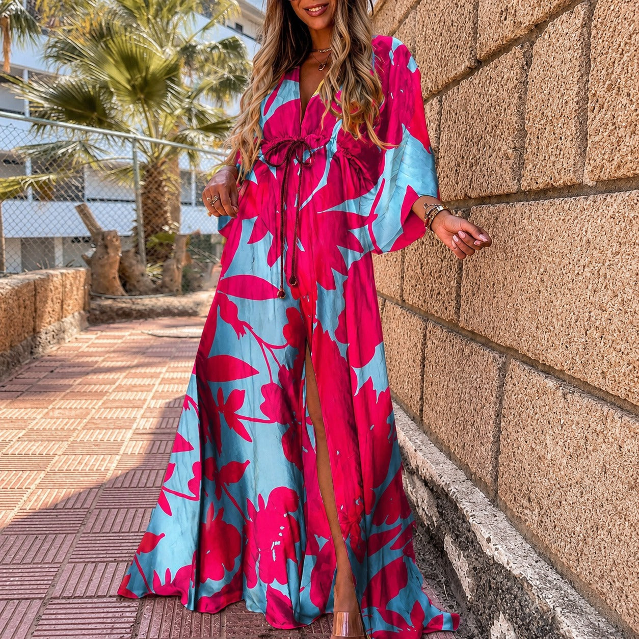 Janice - Trendy Bright Long Dress