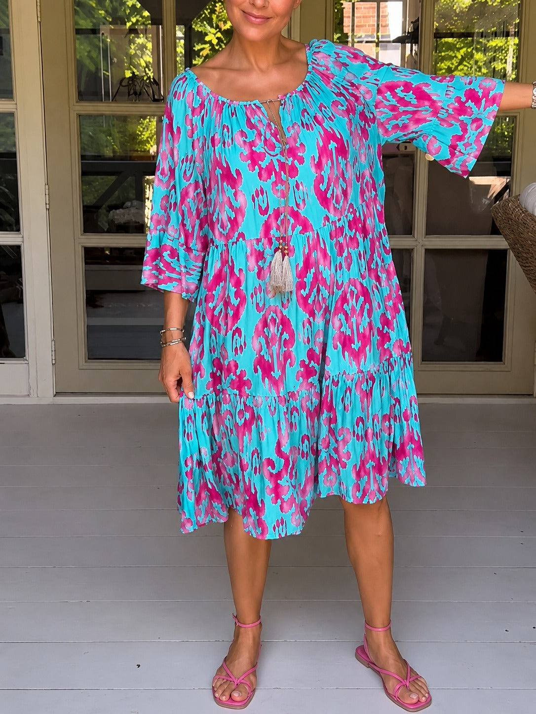 Jamie - Relaxed Bell Sleeve Dress