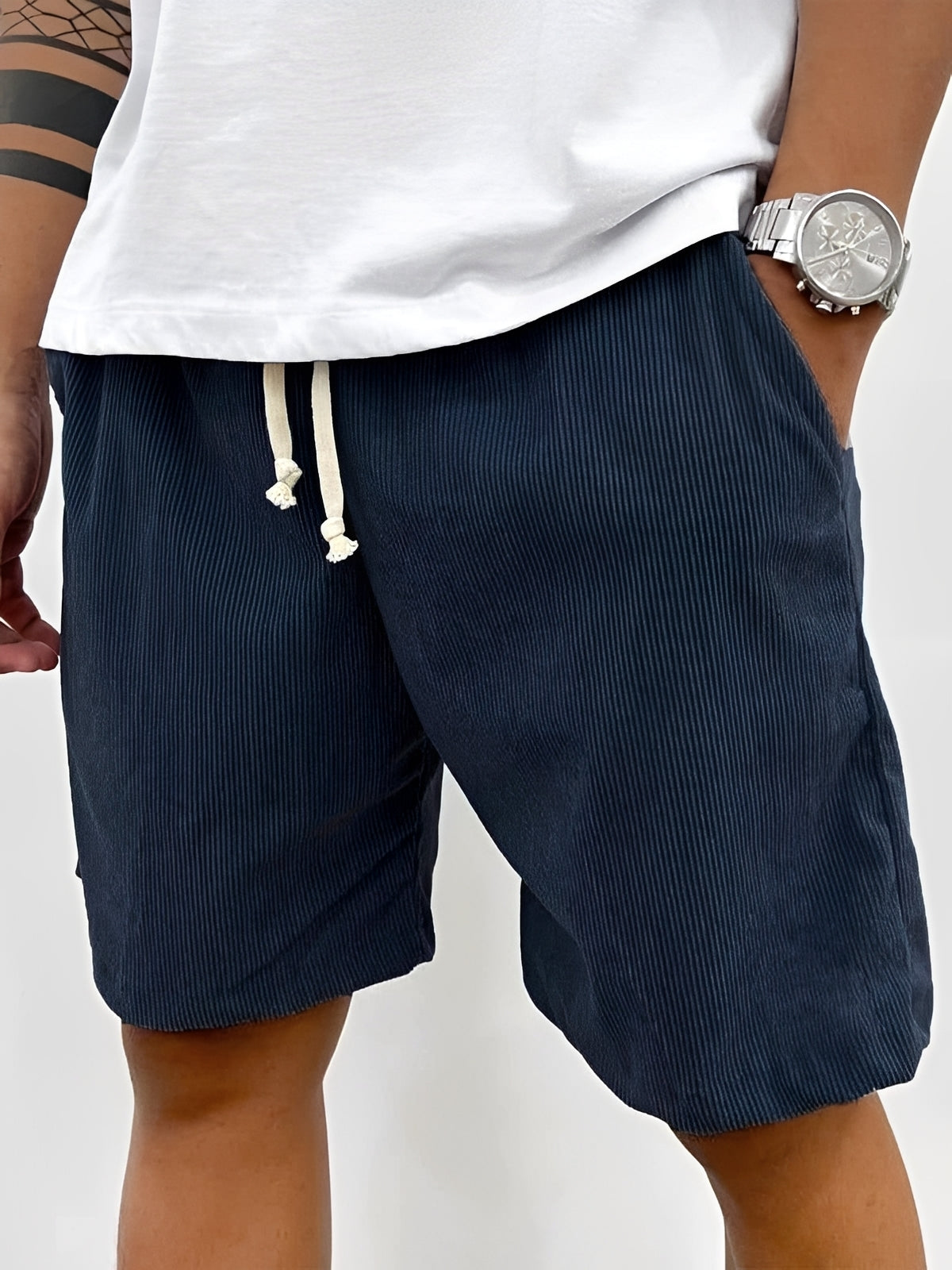Roger - Relaxed Fit Drawstring Shorts