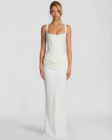 Dorsey - Elegant Corset-Styled Maxi Dress