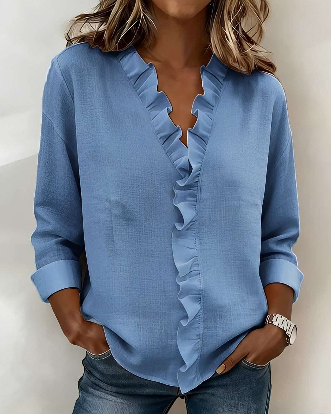 Samia - Contemporary Long Sleeve Blouse