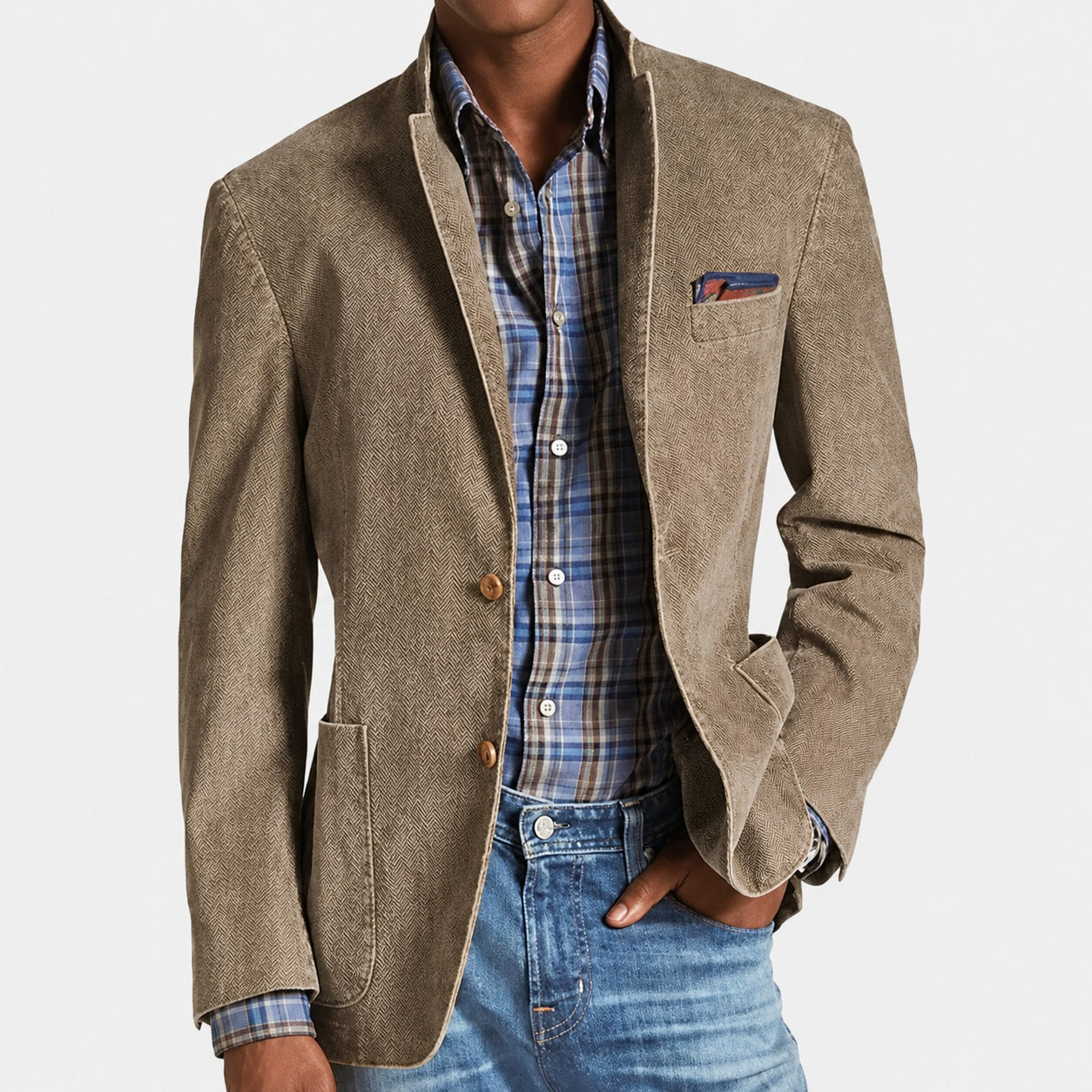 Marco - Retro Single-Button Blazer