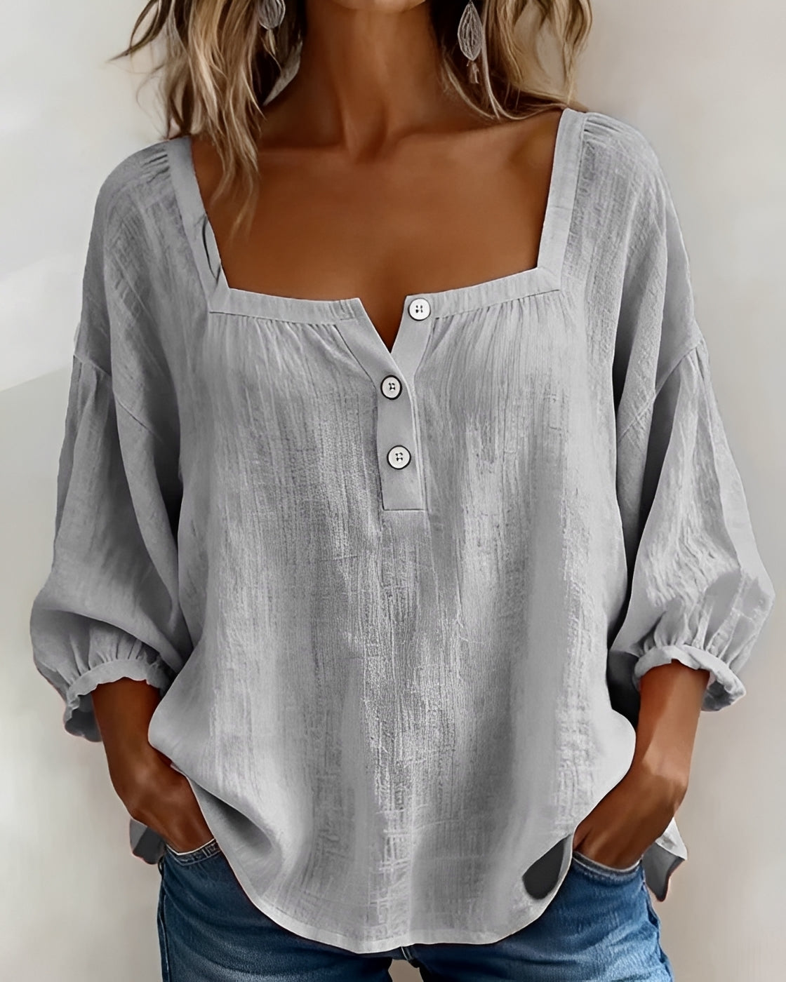Corey - Long-Sleeve Relaxed Top