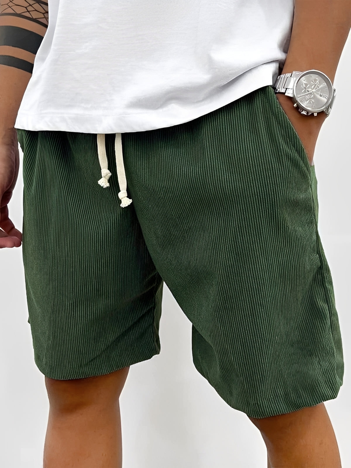 Roger - Relaxed Fit Drawstring Shorts