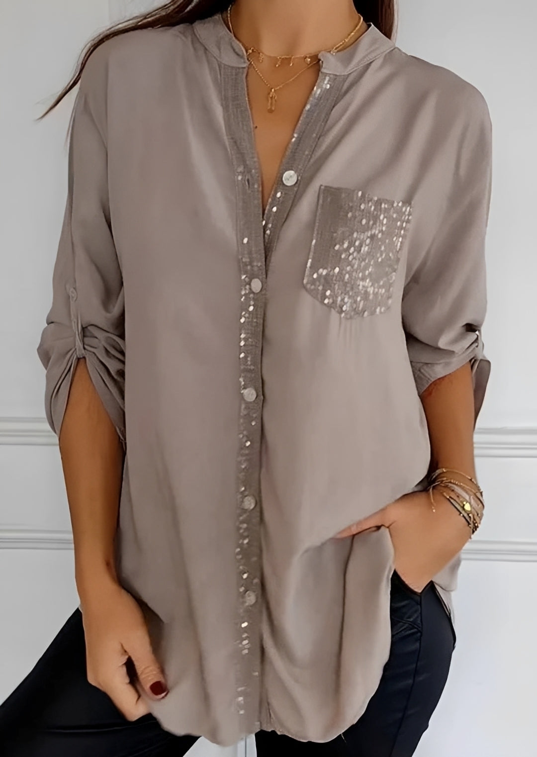Xanthe - Trendy Sparkling Top