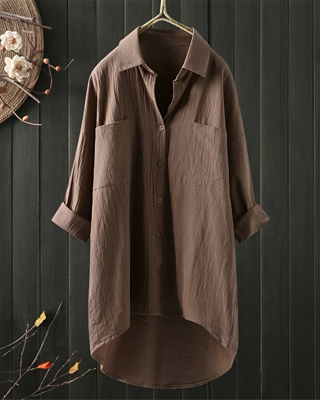 Wilma - Long Sleeve Relaxed Shirt